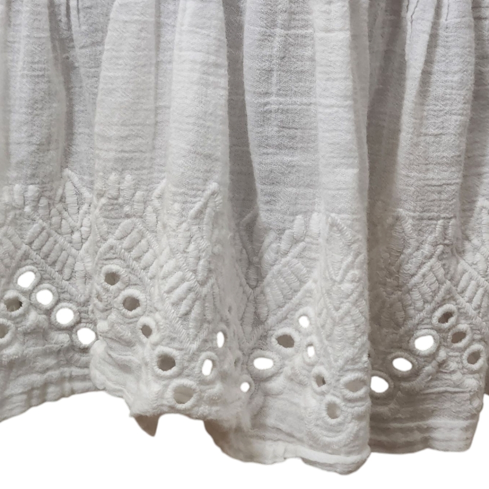House of Harlow 1960 White Lace Eyelet Shift Dress - Size S - Picture 5 of 12